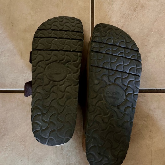 Birkenstock Papillio Arizona Brown Leather with Platform W9 - Picture 3 of 4